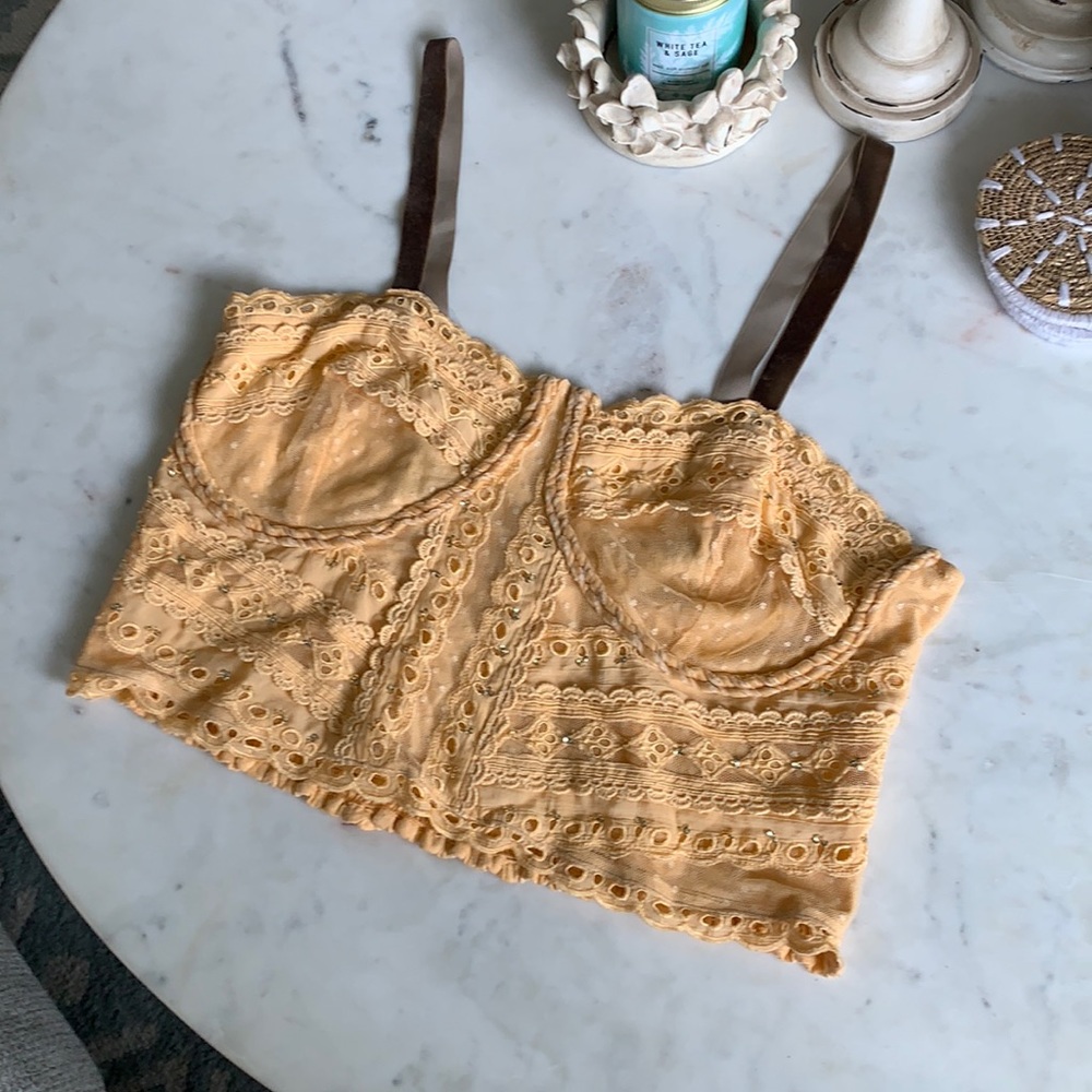 Free People lace crop